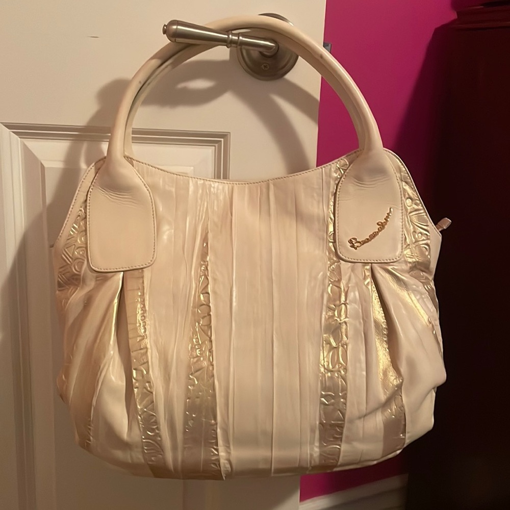 Braccialini shoulder purse, brand new. Genuine leather